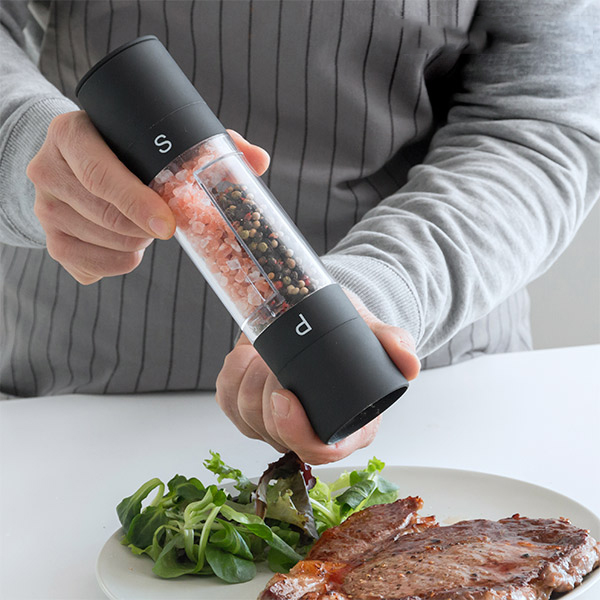 Mlýnek na Pepř a Sůl 2 v 1 InnovaGoods Mlýnek na Pepř a Sůl 2 v 1 InnovaGoods