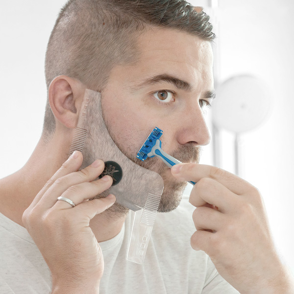 Šablona na Stříhání Bradky Hipster Barber InnovaGoods Šablona na Stříhání Bradky Hipster Barber InnovaGoods
