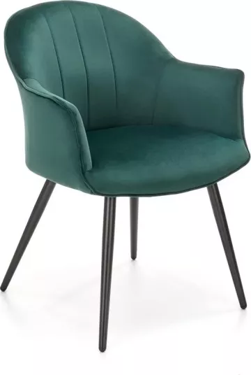 Halmar Jídelní židle K468, tmavě zelená