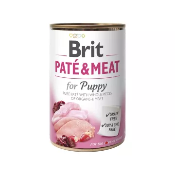 Brit Care Brit Dog konz Paté & Meat Puppy 400g