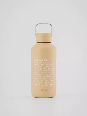 EQUA Timeless 600 ml lahev z nerezové oceli s motivačními texty