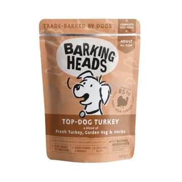 BARKING HEADS Top Dog Turkey kapsička 300g