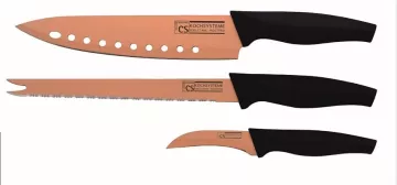 CS SOLINGEN Sada nožů s keramickým povrchem Kupferberg 3 ks CS-065829