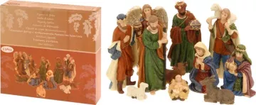 HOMESTYLING Betlém Vánoční dekorace sada 11 figurek KO-AAA107200
