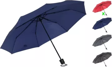 Deštník skládací 95 cm červená