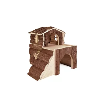 Trixie Dřevěný domek BJORK pro křečky, 2 místnosti 31 x 28 x 29 cm