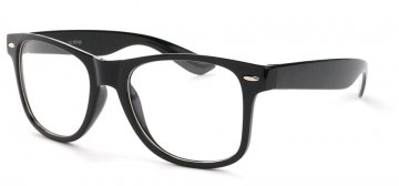 Sluneční brýle Eclipse Plastic, Black frame with Transparent lens Sluneční brýle Eclipse Plastic, Black frame with Transparent lens