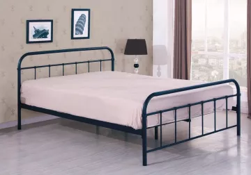 Halmar Halmar Kovová postel Lina 120 x 200 cm, černá + rošt zdarma!