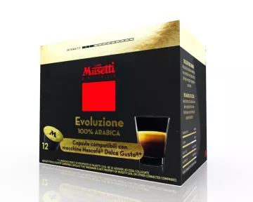 Nescafé Dolce Gusto® kompatibilní kapsle kávy Musetti Evoluzione 12 ks