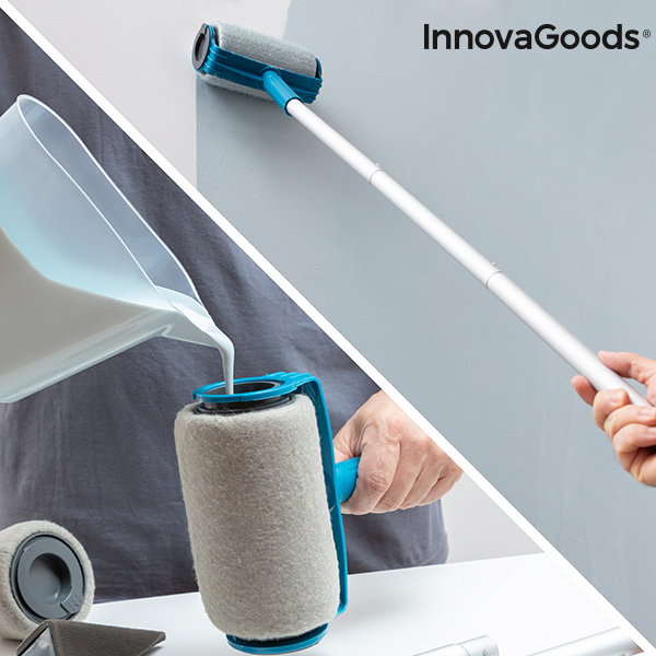 Sada plnitelných válečků proti kapání barvy Roll'n'paint InnovaGoods 5 Kusy Sada plnitelných válečků proti kapání barvy Roll'n'paint InnovaGoods 5 Kusy