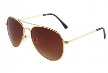 Eclipse Sunglasses Gold Copper frame with Gradient brown lens Eclipse Sunglasses Gold Copper frame with Gradient brown lens