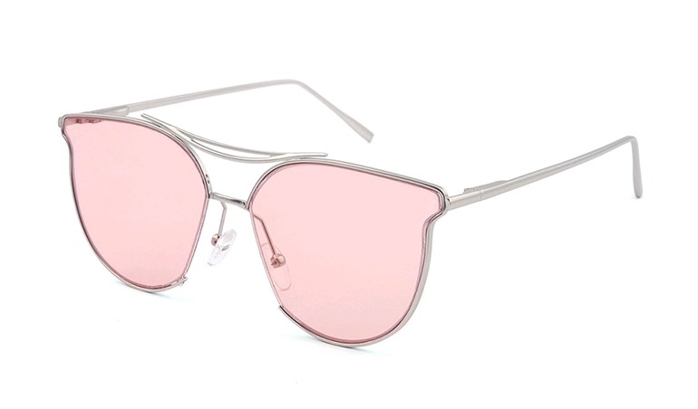 Eclipse Sunglasses Matte Silver Copper frames with Red lens Eclipse Sunglasses Matte Silver Copper frames with Red lens
