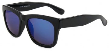 Sluneční brýle Eclipse Plastic Black frame with dark Blue mirror lens Sluneční brýle Eclipse Plastic Black frame with dark Blue mirror lens