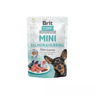 Brit Care Dog Mini Salmon&Herring steril fillets…