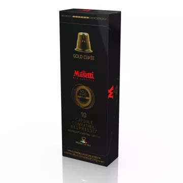 Nespresso® kompatibilní kapsle kávy Musetti Gold Cuvée 10 ks