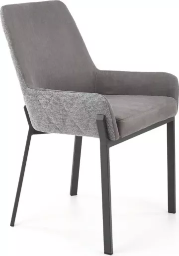 Halmar Jídelní židle K439, tmavě šedá/