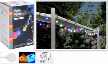 Světelný řetěz venkovní LED PARTY barevná 80 LED