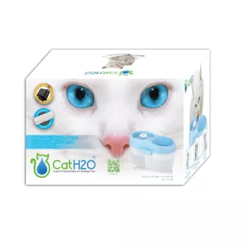 Akinu Cat H2O fontána pro kočky a malé psy, adaptér 12V