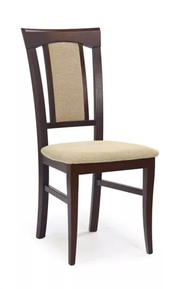 Halmar Jídelní židle Konrad, tmavý ořech