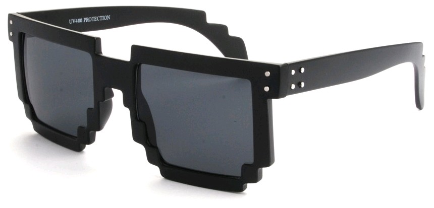 Sluneční brýle Eclipse Matte black Pixel frame with Smoke lens Sluneční brýle Eclipse Matte black Pixel frame with Smoke lens