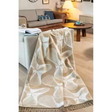 Polášek Bavlněná deka 1221 - 1, 150x200 cm, Béžová cm