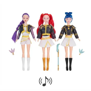 Toybit Sada zpívajících figurek Demon Hunters K-pop Melody 3ks 30 cm