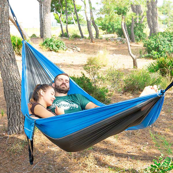 Dvojitá Zahradní Houpací Síť Swing & Rest InnovaGoods Dvojitá Zahradní Houpací Síť Swing & Rest InnovaGoods