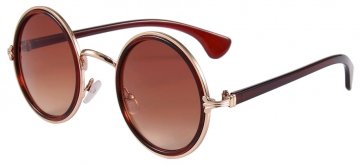Sluneční brýle Eclipse Brown Copper frame with Gold metal hinge and Gradient brown lens Sluneční brýle Eclipse Brown Copper frame with Gold metal hinge and Gradient brown lens