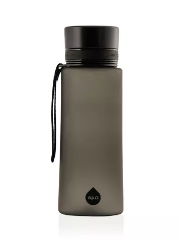 EQUA Matte Black 600 ml ekologická plastová lahev na pití bez BPA
