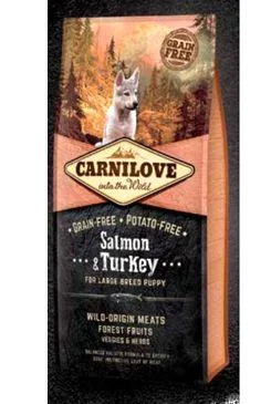 Carnilove Dog Salmon & Turkey Large Breed Puppies 12kg