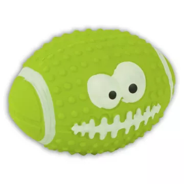 Akinu hračka pro psa latex míč rugby zelený 10cm