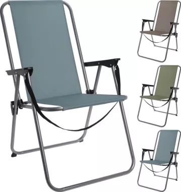 PROGARDEN Kempingová židle skládací PROGARDEN zelená KO-FD8300470zele