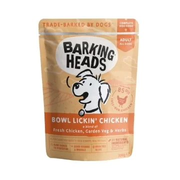 BARKING HEADS Bowl Lickin’ Chicken kapsička 300g