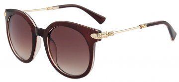 Sluneční brýle Eclipse Transparent brown frames with Metal hinge and Gradient brown lens Sluneční brýle Eclipse Transparent brown frames with Metal hinge and Gradient brown lens