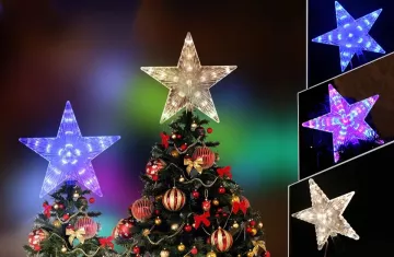 Svítící LED hvězda na vánoční…