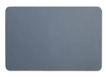 Prostírání plastové Kimara PU 45x30 cm imitace kůže tmavě šedá