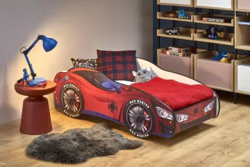 Halmar Halmar Dětská postel Spidercar, červená