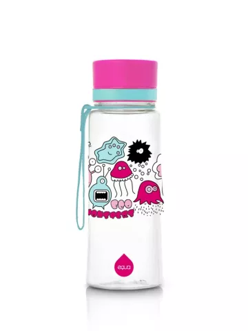 EQUA Pink Monsters 600 ml ekologická plastová lahev na pití bez BPA Velikost varianty: 600 ml