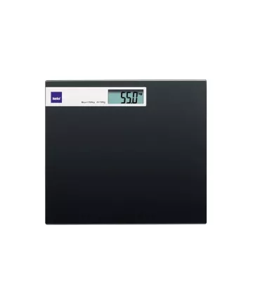 KELA Osobní váha digitální skleněná černá do 150kg GRAPHITO KL-21298