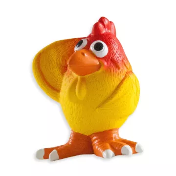 Akinu hračka pro psa latex pták oranžový 12,5cm