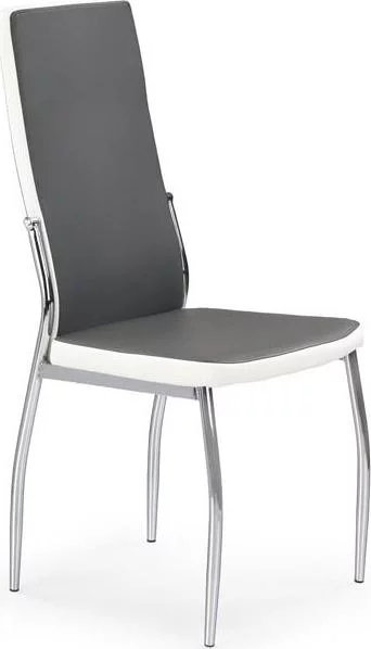 Halmar Jídelní židle K210, šedo-bílá