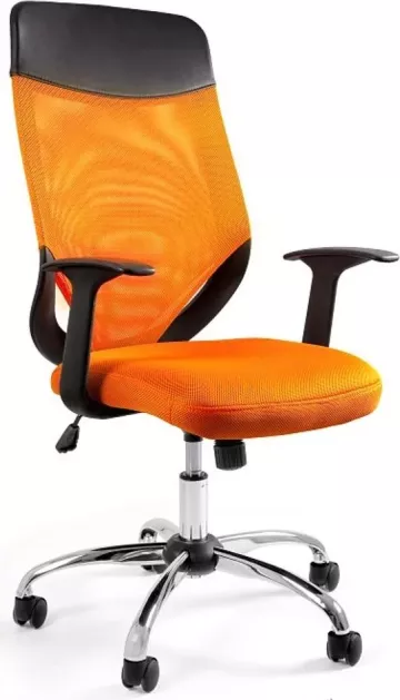 UNIQUE Kancelářská židle Mobi Plus, oranžová