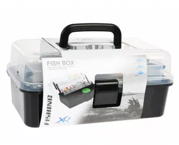 XQMAX Rybářský box s organizérem Tackle Box…