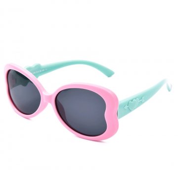 Sluneční brýle Eclipse Kids Pink silica frame with Blue temple and Smoke lens Sluneční brýle Eclipse Kids Pink silica frame with Blue temple and Smoke lens