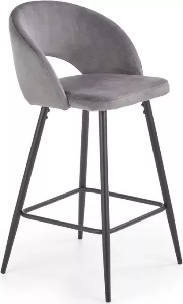 Halmar Barová židle H96, šedá